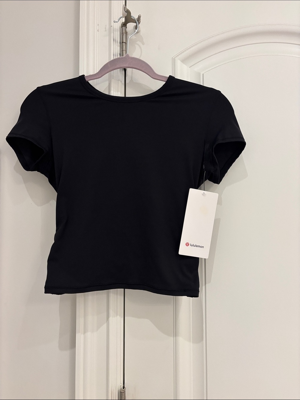 lululemon athletica Black Short Sleeve Crewneck Tee